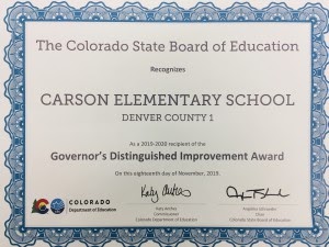 Governor's Distinguished Award